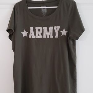Torrid size 2 Army tee-shirt